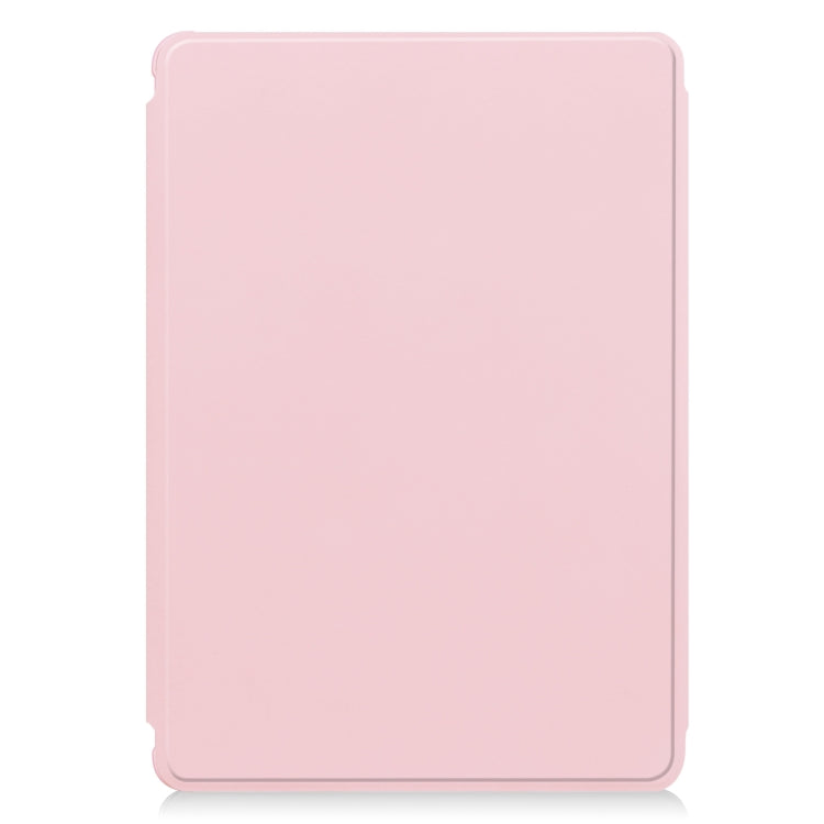 For iPad Air 13 2025 / 2024 Transparent Rotation Smart Leather Tablet Case(Pink) - iPad Air 13 2025 / 2024 Cases by PMC TechLife | Online Shopping South Africa | PMC TechLife | Buy Now Pay Later Mobicred