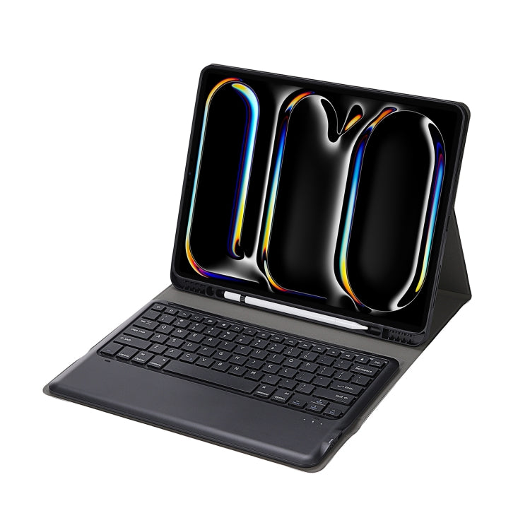 For iPad Pro 13 2024 A13B Detachable Ultra-Thin Bluetooth Keyboard Leather Tablet Case with Pen Slot(Black) - For iPad Pro by PMC TechLife | Online Shopping South Africa | PMC TechLife | Buy Now Pay Later Mobicred
