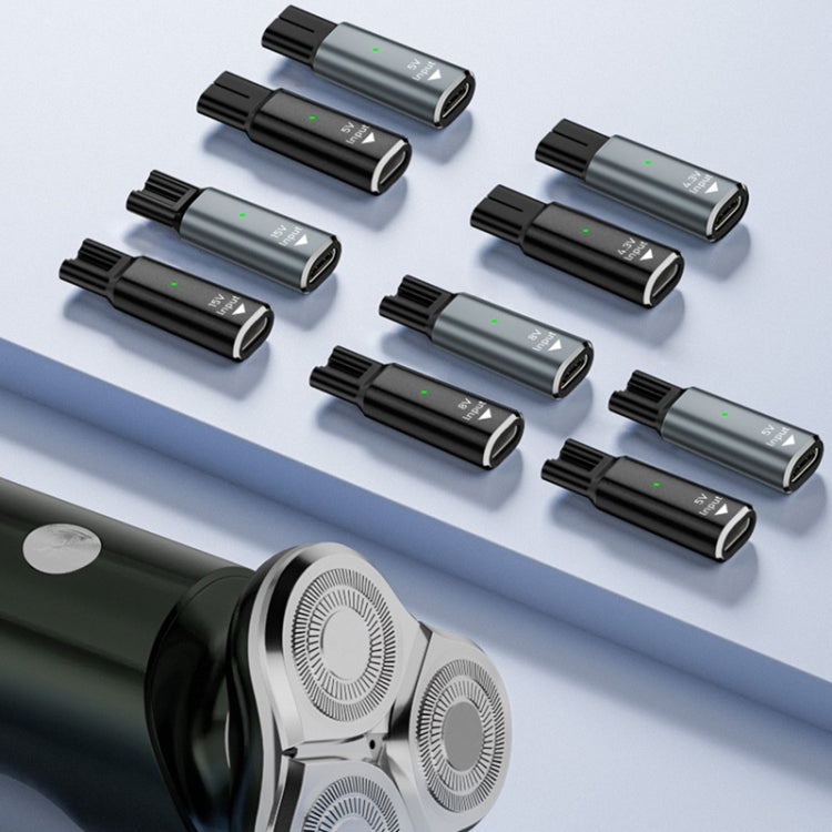 Shaver / Clipper Charging Adapter for Philips, Interface:Type-C to 4.3V Single Slot(Grey) - Shavers Parts by PMC TechLife | Online Shopping South Africa | PMC TechLife | Buy Now Pay Later Mobicred