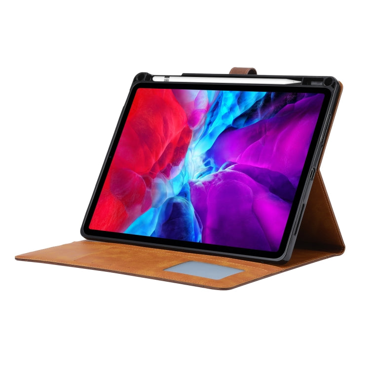 For iPad Pro 11 2024 Calf Texture Double Fold Clasp Horizontal Flip Leather Smart Tablet Case(Black) - iPad Pro 11 2024 Cases by PMC TechLife | Online Shopping South Africa | PMC TechLife | Buy Now Pay Later Mobicred