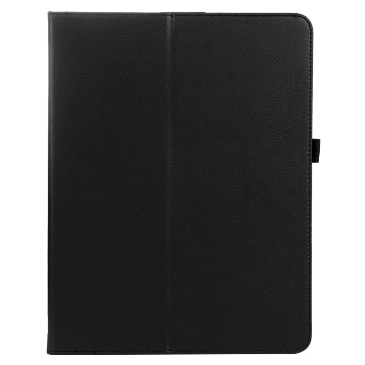 For iPad Air 11 2025 / 2024 Litchi Texture Solid Color Leather Tablet Case(Black) - iPad Air 11 2025 / 2024 Cases by PMC TechLife | Online Shopping South Africa | PMC TechLife | Buy Now Pay Later Mobicred
