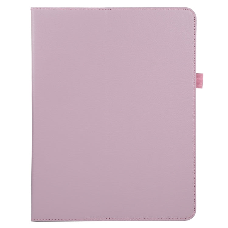 For iPad Air 11 2024 Litchi Texture Solid Color Leather Tablet Case(Pink) - iPad Air 11 2024 Cases by PMC TechLife | Online Shopping South Africa | PMC TechLife | Buy Now Pay Later Mobicred
