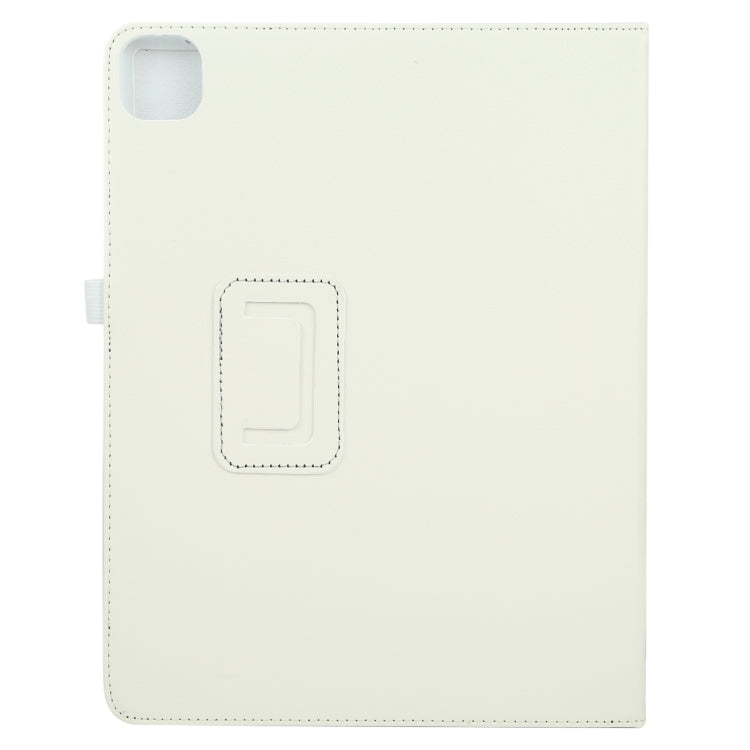 For iPad Pro 13 2024 Litchi Texture Solid Color Leather Tablet Case(White) - iPad Pro 13 2024 Cases by PMC Jewellery | Online Shopping South Africa | PMC Jewellery | Buy Now Pay Later Mobicred