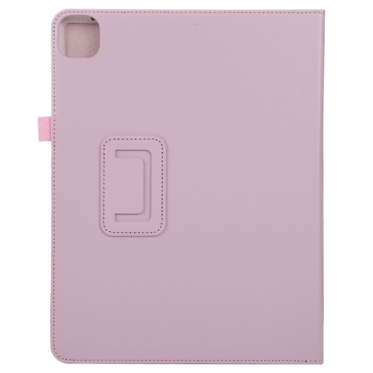 For iPad Pro 13 2024 Litchi Texture Solid Color Leather Tablet Case(Pink) - iPad Pro 13 2024 Cases by PMC Jewellery | Online Shopping South Africa | PMC Jewellery | Buy Now Pay Later Mobicred