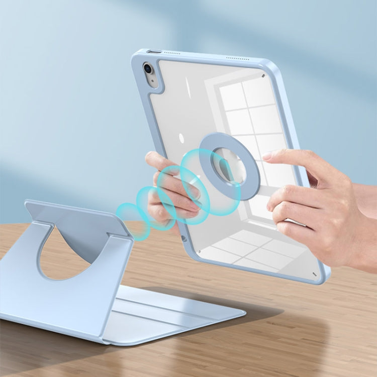 For iPad Pro 13 2024 2 in 1 Acrylic Split Rotating Leather Tablet Case(Grey) - iPad Pro 13 2024 Cases by PMC TechLife | Online Shopping South Africa | PMC TechLife | Buy Now Pay Later Mobicred