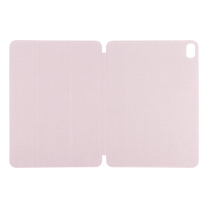 For iPad Air 11 2024 Double-sided Clip Non-buckle Magnetic PU Smart Tablet Case(Pink) - iPad Air 11 2024 Cases by PMC Jewellery | Online Shopping South Africa | PMC Jewellery | Buy Now Pay Later Mobicred