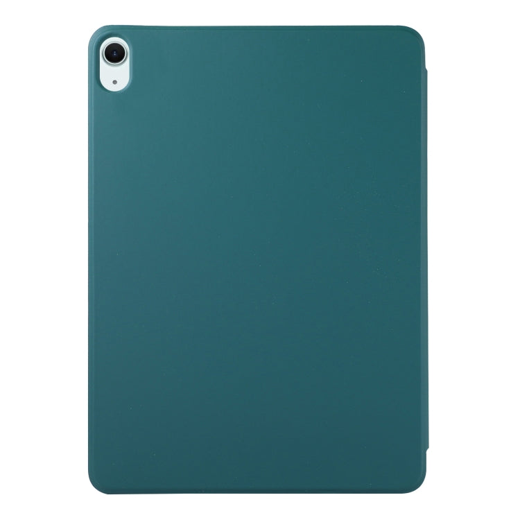 For iPad Air 11 2024 Double-sided Clip Non-buckle Magnetic PU Smart Tablet Case(Dark Green) - iPad Air 11 2024 Cases by PMC Jewellery | Online Shopping South Africa | PMC Jewellery | Buy Now Pay Later Mobicred