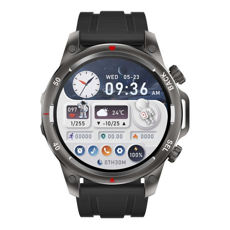 DK68 1.53 inch IP67 BT 5.0 Fitness Sport Smart Watch, Support LED Flashlight / Bluetooth Call / Sleep / Blood Oxygen / Heart Rate / Blood Pressure Health Monitor(Black) - Smart Watches by PMC Jewellery | Online Shopping South Africa | PMC Jewellery | Buy Now Pay Later Mobicred