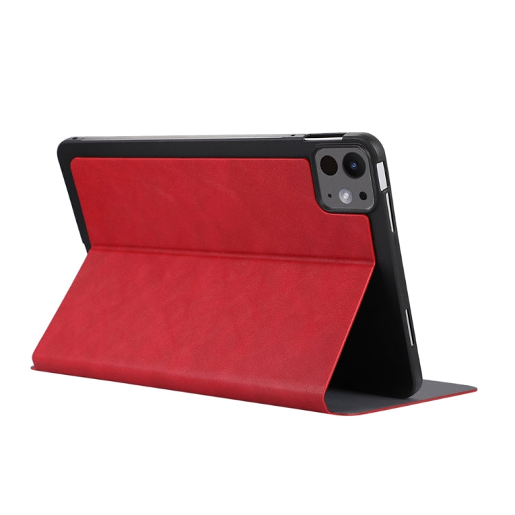 For iPad Pro 11 2024 TPU Flip Tablet Protective Leather Case(Red) - free shipping - PMC TechLife - Order now!
