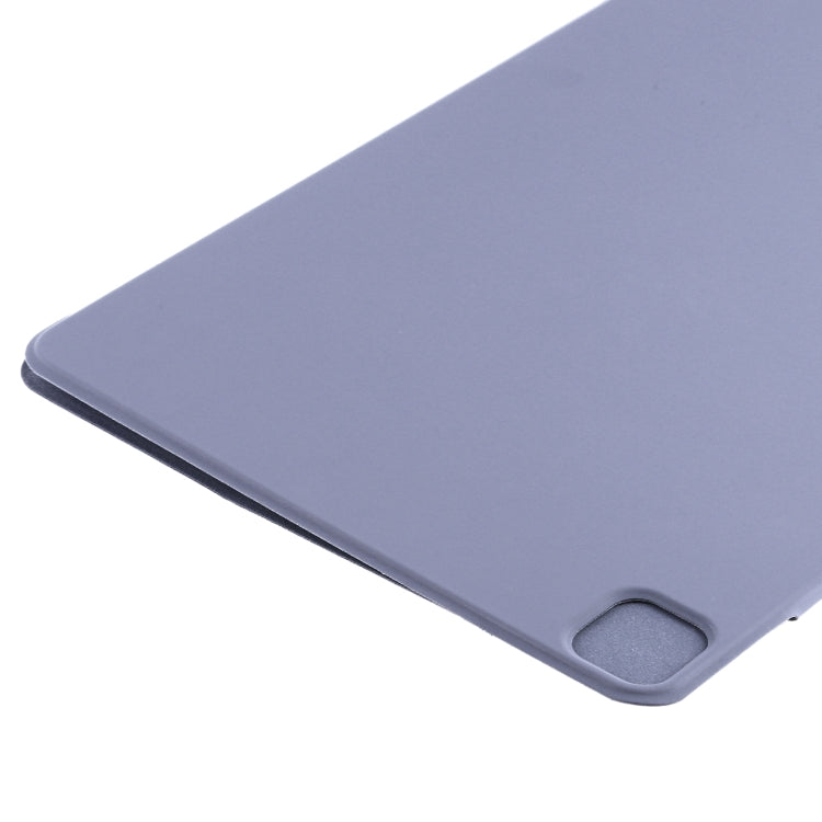 For iPad Pro 13 2024 Double-sided Clip Fixed Buckle Magnetic PU Leather Smart Tablet Case(Purple) - iPad Pro 13 2024 Cases by PMC TechLife | Online Shopping South Africa | PMC TechLife | Buy Now Pay Later Mobicred