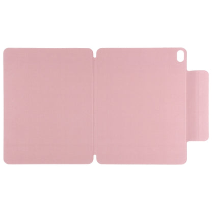 For iPad Air 11 2024 Double-sided Clip Fixed Buckle Magnetic PU Leather Smart Tablet Case(Light Pink) - iPad Air 11 2024 Cases by PMC Jewellery | Online Shopping South Africa | PMC Jewellery | Buy Now Pay Later Mobicred