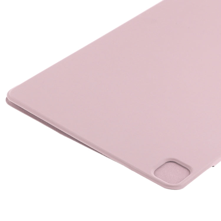 For iPad Pro 11 2024 Double-sided Clip Fixed Buckle Magnetic PU Leather Smart Tablet Case(Rose Gold) - iPad Pro 11 2024 Cases by PMC Jewellery | Online Shopping South Africa | PMC Jewellery | Buy Now Pay Later Mobicred