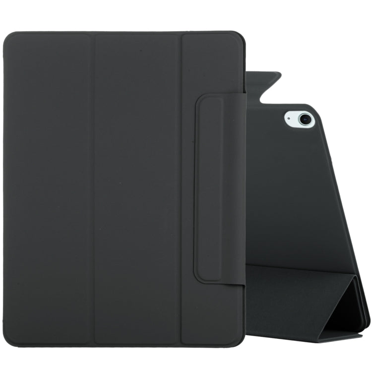 For iPad Air 13 2025 / 2024 Double-sided Clip Fixed Buckle Magnetic PU Leather Smart Tablet Case(Black) - iPad Air 13 2025 / 2024 Cases by PMC TechLife | Online Shopping South Africa | PMC TechLife | Buy Now Pay Later Mobicred