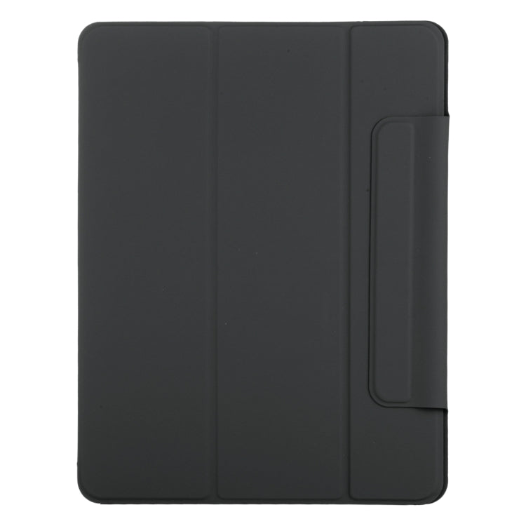 For iPad Air 13 2025 / 2024 Double-sided Clip Fixed Buckle Magnetic PU Leather Smart Tablet Case(Black) - iPad Air 13 2025 / 2024 Cases by PMC TechLife | Online Shopping South Africa | PMC TechLife | Buy Now Pay Later Mobicred