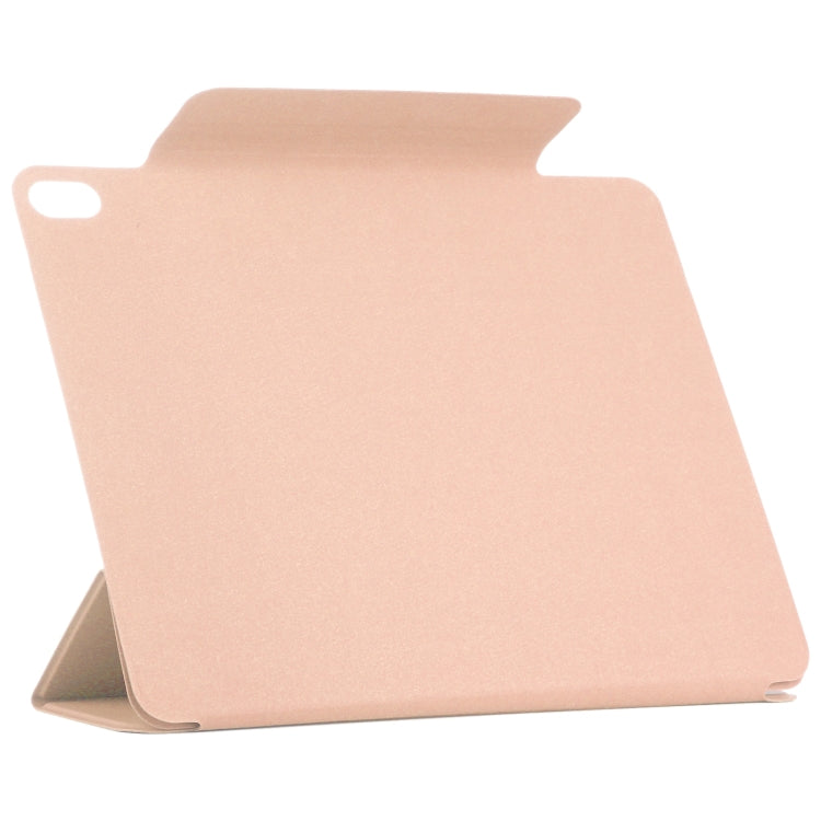For iPad Air 13 2025 / 2024 Double-sided Clip Fixed Buckle Magnetic PU Leather Smart Tablet Case(Gold) - iPad Air 13 2025 / 2024 Cases by PMC TechLife | Online Shopping South Africa | PMC TechLife | Buy Now Pay Later Mobicred