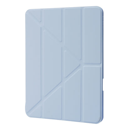 For iPad Pro 13 2024 Deformation Transparent Acrylic Leather Tablet Case(Light Blue) - iPad Pro 13 2024 Cases by PMC Jewellery | Online Shopping South Africa | PMC Jewellery | Buy Now Pay Later Mobicred