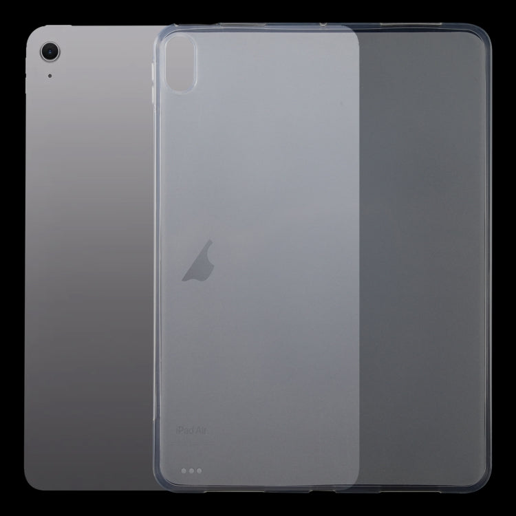 For iPad Air 11 2025 / 2024 / 5 / 4 0.75mm Shockproof Outside Glossy Inside Frosted TPU Tablet Case(Transparent) - iPad Air 11 2025 / 2024 Cases by PMC Jewellery | Online Shopping South Africa | PMC Jewellery | Buy Now Pay Later Mobicred