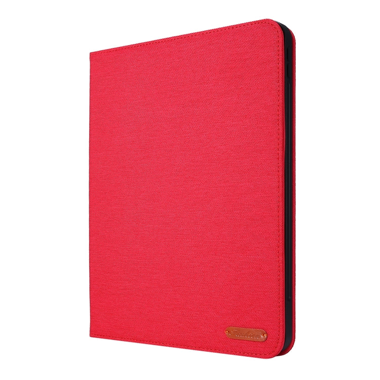 For iPad Air 11 2025 / 2024 Fabric Leather Tablet Case(Red) - iPad Air 11 2025 / 2024 Cases by PMC TechLife | Online Shopping South Africa | PMC TechLife | Buy Now Pay Later Mobicred