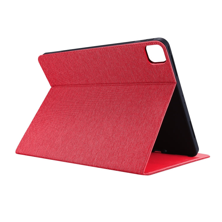 For iPad Pro 11 2024 Fabric Leather Tablet Case(Red) - iPad Pro 11 2024 Cases by PMC Jewellery | Online Shopping South Africa | PMC Jewellery | Buy Now Pay Later Mobicred