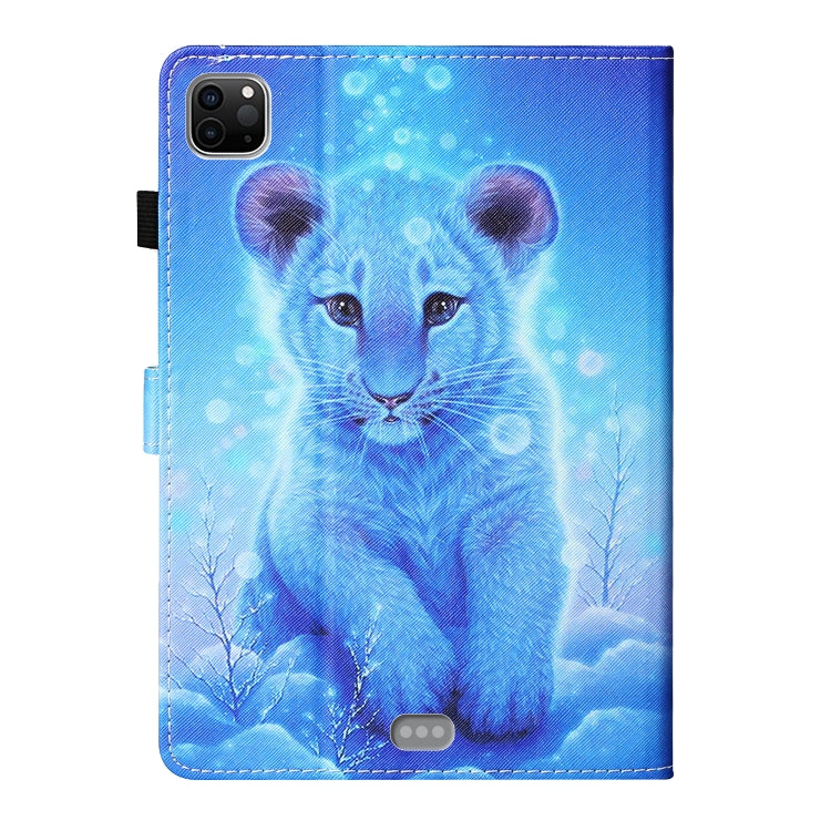 For iPad Pro 11 2024 Coloured Drawing Stitching Smart Leather Tablet Case(Little Tiger) - iPad Pro 11 2024 Cases by PMC Jewellery | Online Shopping South Africa | PMC Jewellery | Buy Now Pay Later Mobicred