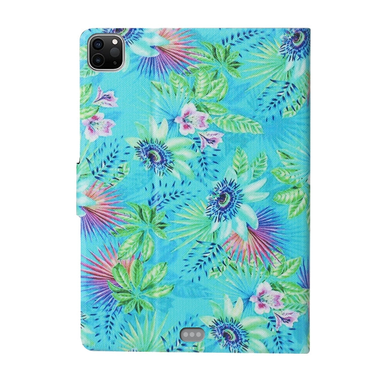 For iPad Pro 11 2024 Voltage Coloured Drawing Smart Leather Tablet Case(Flowers) - iPad Pro 11 2024 Cases by PMC TechLife | Online Shopping South Africa | PMC TechLife | Buy Now Pay Later Mobicred