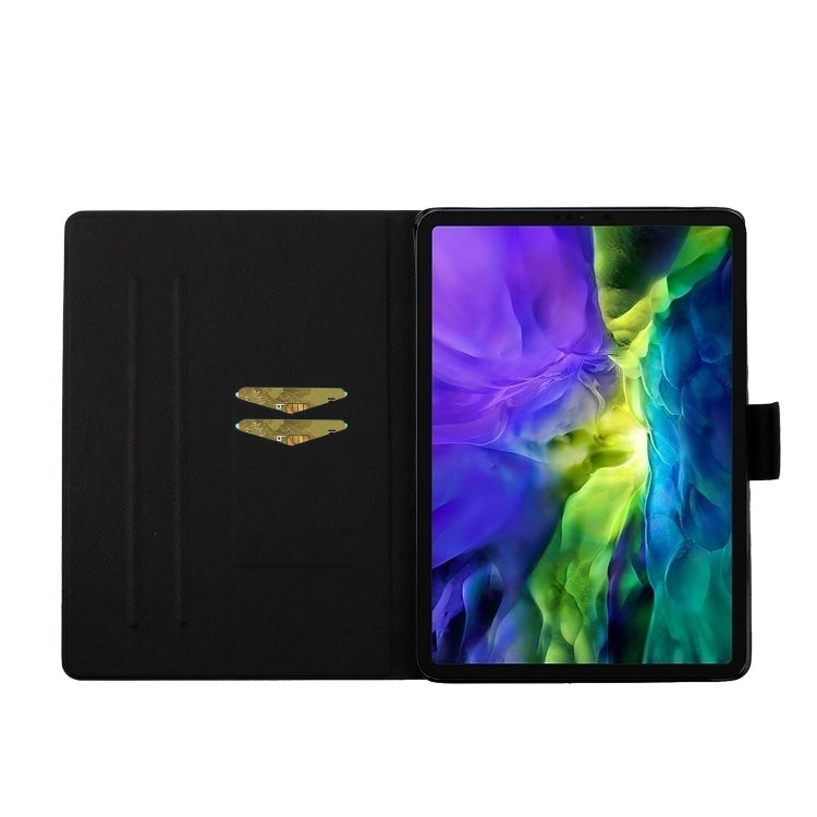 For iPad Pro 11 2024 Voltage Coloured Drawing Smart Leather Tablet Case(Flowers) - iPad Pro 11 2024 Cases by PMC TechLife | Online Shopping South Africa | PMC TechLife | Buy Now Pay Later Mobicred
