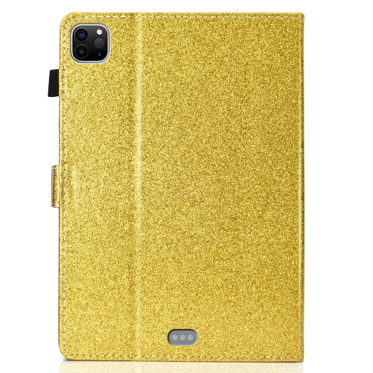 For iPad Pro 11 2024 Glitter Smart Leather Tablet Case(Golden) - iPad Pro 11 2024 Cases by PMC Jewellery | Online Shopping South Africa | PMC Jewellery | Buy Now Pay Later Mobicred