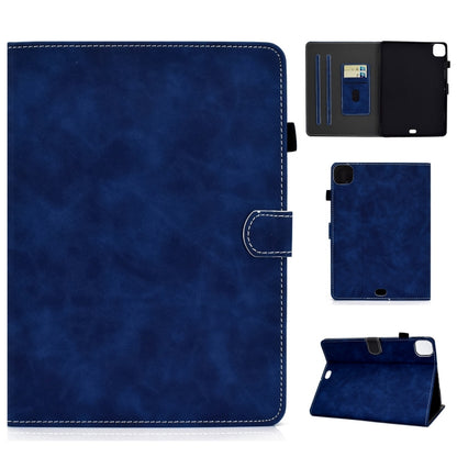 For iPad Pro 11 2024 Cowhide Texture Tablet Leather Smart Case(Blue) - iPad Pro 11 2024 Cases by PMC Jewellery | Online Shopping South Africa | PMC Jewellery | Buy Now Pay Later Mobicred