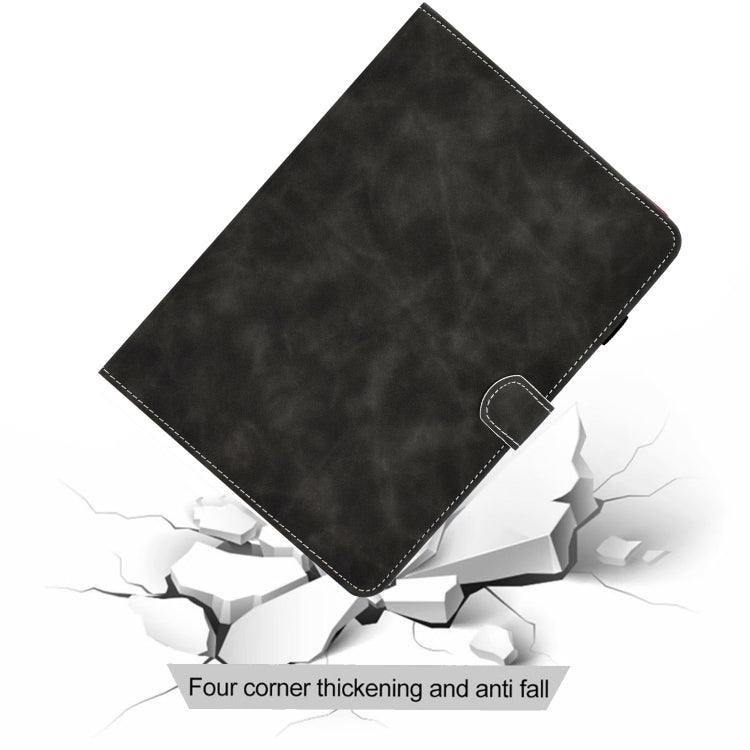 For iPad Pro 11 2024 Cowhide Texture Tablet Leather Smart Case(Grey) - iPad Pro 11 2024 Cases by PMC TechLife | Online Shopping South Africa | PMC TechLife | Buy Now Pay Later Mobicred