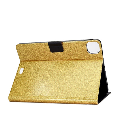 For iPad Pro 11 2024 Varnish Glitter Powder Smart Leather Tablet Case(Yellow) - iPad Pro 11 2024 Cases by PMC Jewellery | Online Shopping South Africa | PMC Jewellery | Buy Now Pay Later Mobicred