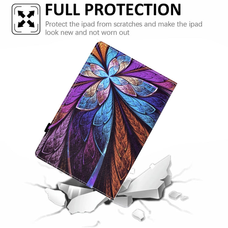 For iPad Pro 11 2024 Painted Elastic Band Smart Leather Tablet Case(Colorful Flower) - iPad Pro 11 2024 Cases by PMC Jewellery | Online Shopping South Africa | PMC Jewellery | Buy Now Pay Later Mobicred