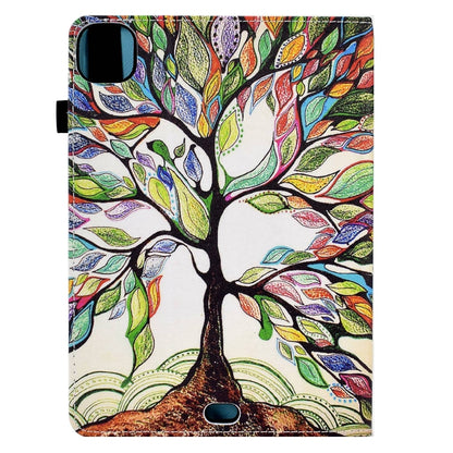 For iPad Pro 11 2024 Painted Elastic Band Smart Leather Tablet Case(Life Tree) - iPad Pro 11 2024 Cases by PMC Jewellery | Online Shopping South Africa | PMC Jewellery | Buy Now Pay Later Mobicred