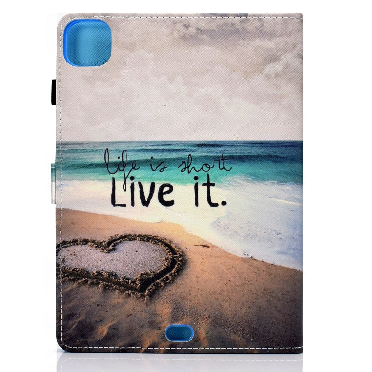 For iPad Pro 11 2024 Painted Stitching Smart Leather Tablet Case(Love) - iPad Pro 11 2024 Cases by PMC Jewellery | Online Shopping South Africa | PMC Jewellery | Buy Now Pay Later Mobicred