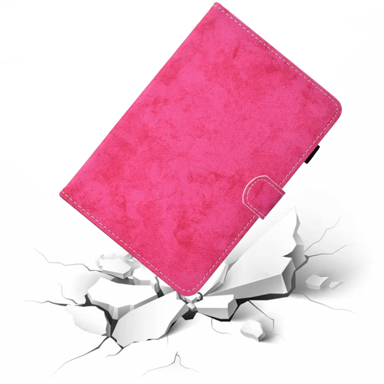 For iPad Pro 11 2024 Marble Style Cloth Texture Smart Leather Tablet Case(Rose Red) - iPad Pro 11 2024 Cases by PMC Jewellery | Online Shopping South Africa | PMC Jewellery | Buy Now Pay Later Mobicred