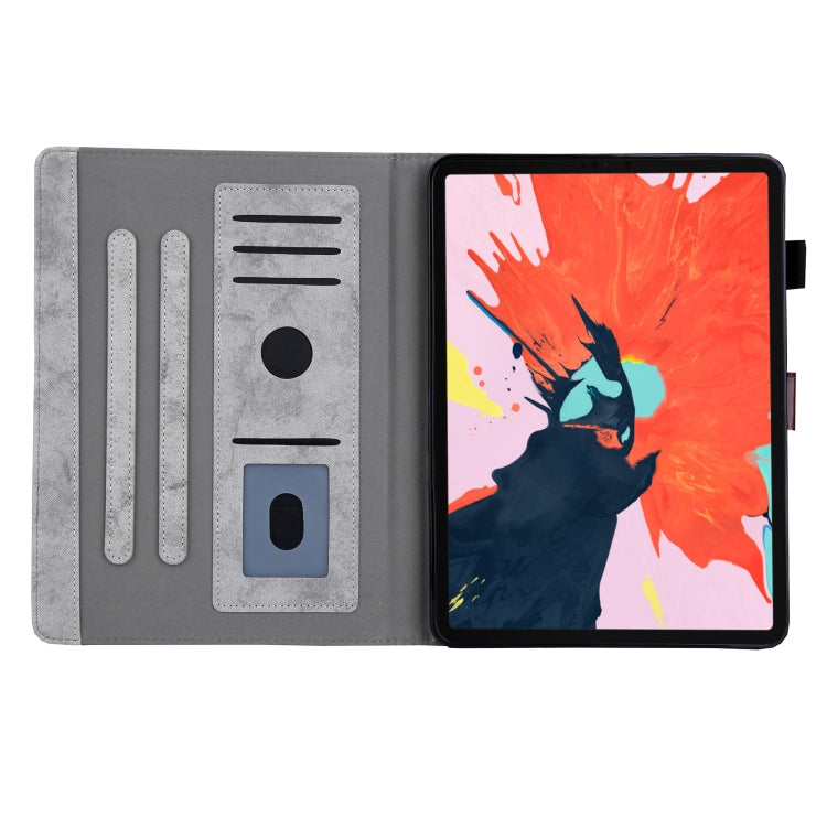 For iPad Pro 11 2024 Cloth Texture Leather Tablet Case(Grey) - iPad Pro 11 2024 Cases by PMC TechLife | Online Shopping South Africa | PMC TechLife | Buy Now Pay Later Mobicred