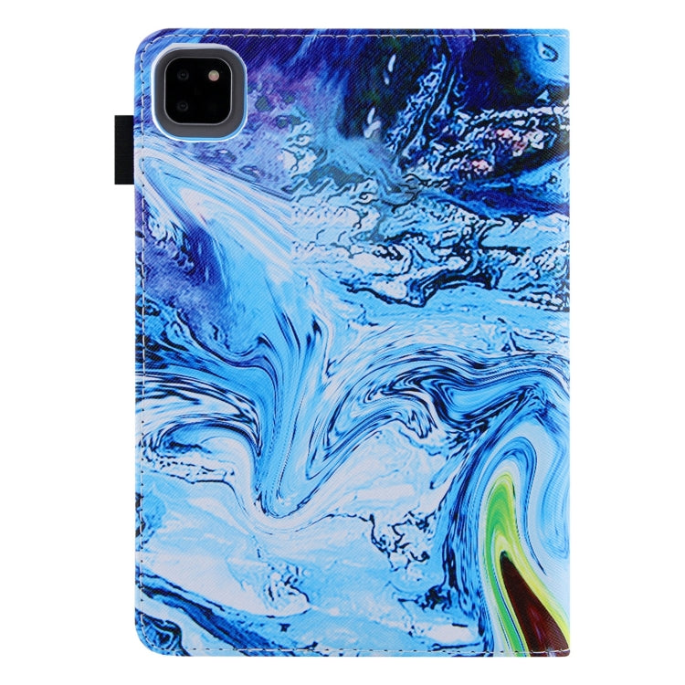 For iPad Pro 11 2024 Colored Drawing Leather Smart Tablet Case(Blue Time) - iPad Pro 11 2024 Cases by PMC TechLife | Online Shopping South Africa | PMC TechLife | Buy Now Pay Later Mobicred