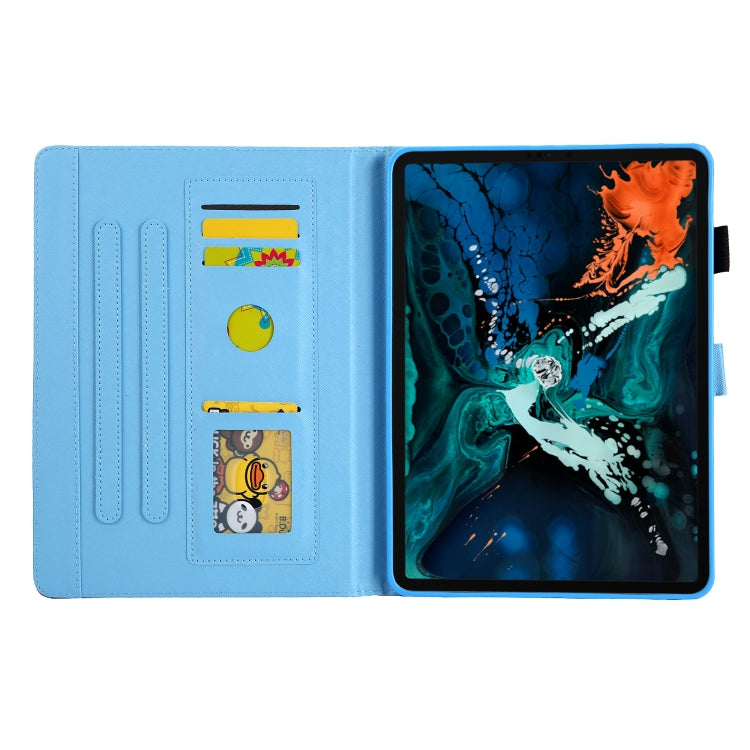 For iPad Pro 11 2024 Colored Drawing Leather Smart Tablet Case(Sparkling Sand) - iPad Pro 11 2024 Cases by PMC TechLife | Online Shopping South Africa | PMC TechLife | Buy Now Pay Later Mobicred