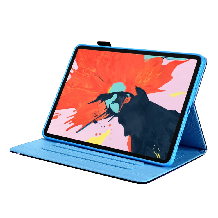 For iPad Pro 11 2024 Colored Drawing Leather Smart Tablet Case(Sparkling Sand) - iPad Pro 11 2024 Cases by PMC TechLife | Online Shopping South Africa | PMC TechLife | Buy Now Pay Later Mobicred