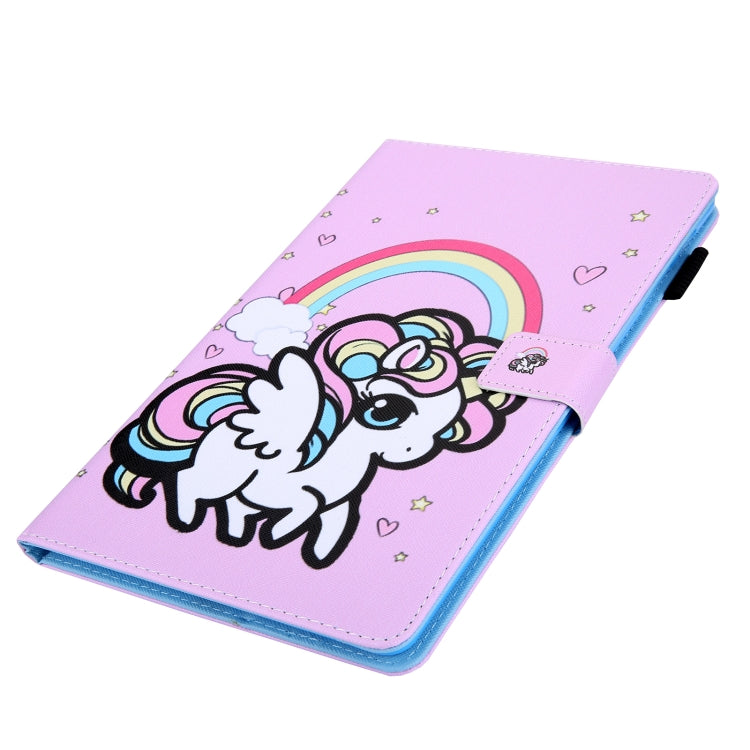 For iPad Pro 11 2024 Colored Drawing Leather Smart Tablet Case(Rainbow Unicorn) - iPad Pro 11 2024 Cases by PMC Jewellery | Online Shopping South Africa | PMC Jewellery | Buy Now Pay Later Mobicred