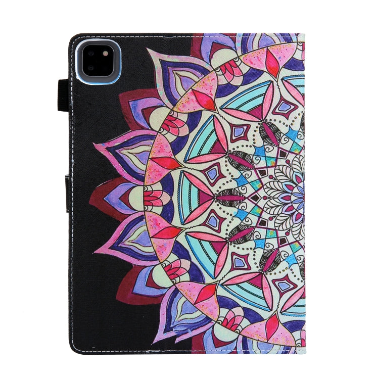 For iPad Pro 11 2024 Colored Drawing Leather Smart Tablet Case(National Flower) - iPad Pro 11 2024 Cases by PMC TechLife | Online Shopping South Africa | PMC TechLife | Buy Now Pay Later Mobicred