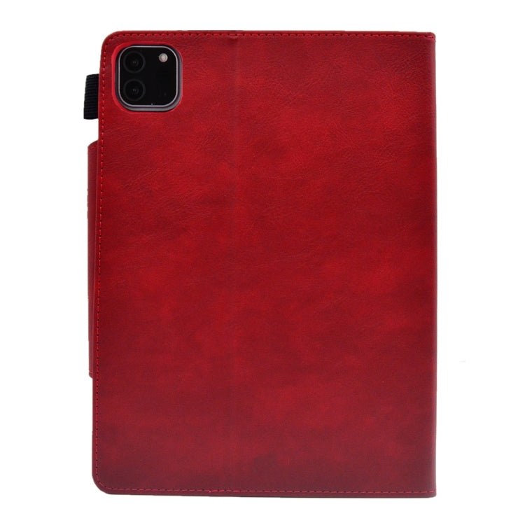 For iPad Pro 11 2024 Suede Cross Texture Magnetic Clasp Leather Smart Tablet Case(Red) - iPad Pro 11 2024 Cases by PMC Jewellery | Online Shopping South Africa | PMC Jewellery | Buy Now Pay Later Mobicred