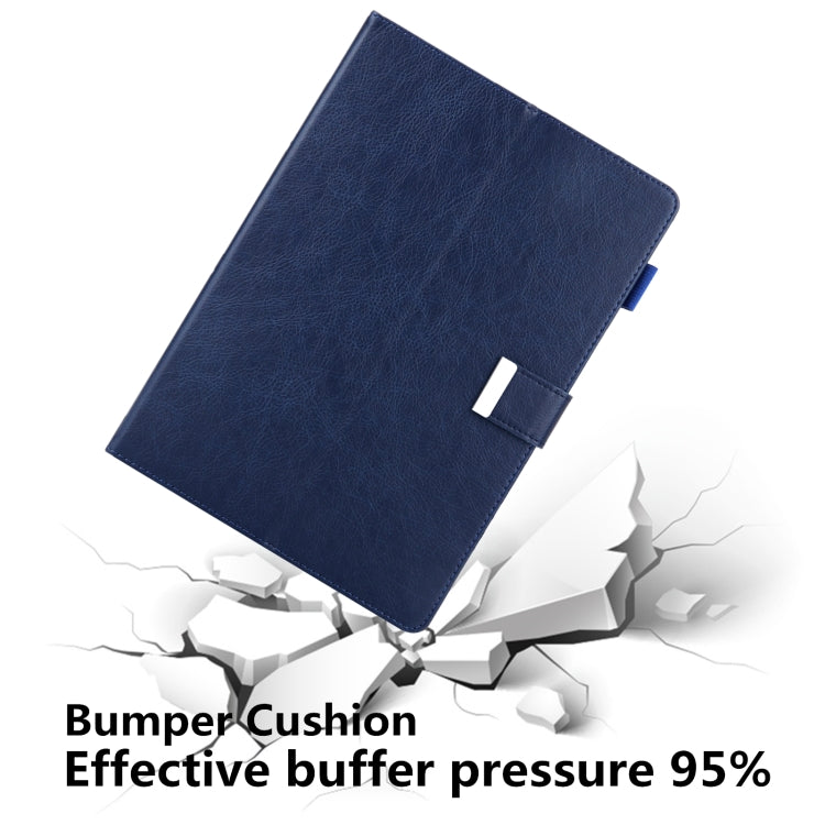 For iPad Pro 11 2024 Business Style Horizontal Flip Leather Smart Tablet Case with Holder(Blue) - iPad Pro 11 2024 Cases by PMC TechLife | Online Shopping South Africa | PMC TechLife | Buy Now Pay Later Mobicred
