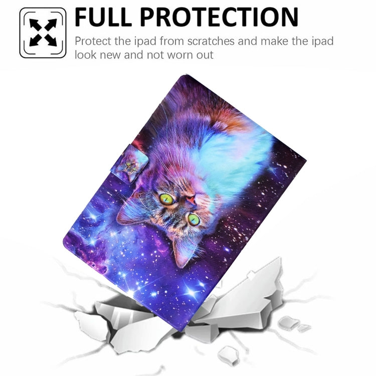 For iPad Pro 11 2024 Voltage Colored Drawing Smart Leather Tablet Case(Star Cat) - iPad Pro 11 2024 Cases by PMC Jewellery | Online Shopping South Africa | PMC Jewellery | Buy Now Pay Later Mobicred