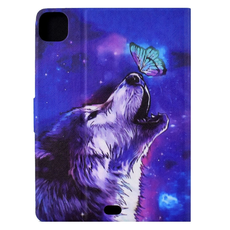 For iPad Pro 11 2024 Voltage Colored Drawing Smart Leather Tablet Case(Butterfly Wolf) - iPad Pro 11 2024 Cases by PMC Jewellery | Online Shopping South Africa | PMC Jewellery | Buy Now Pay Later Mobicred