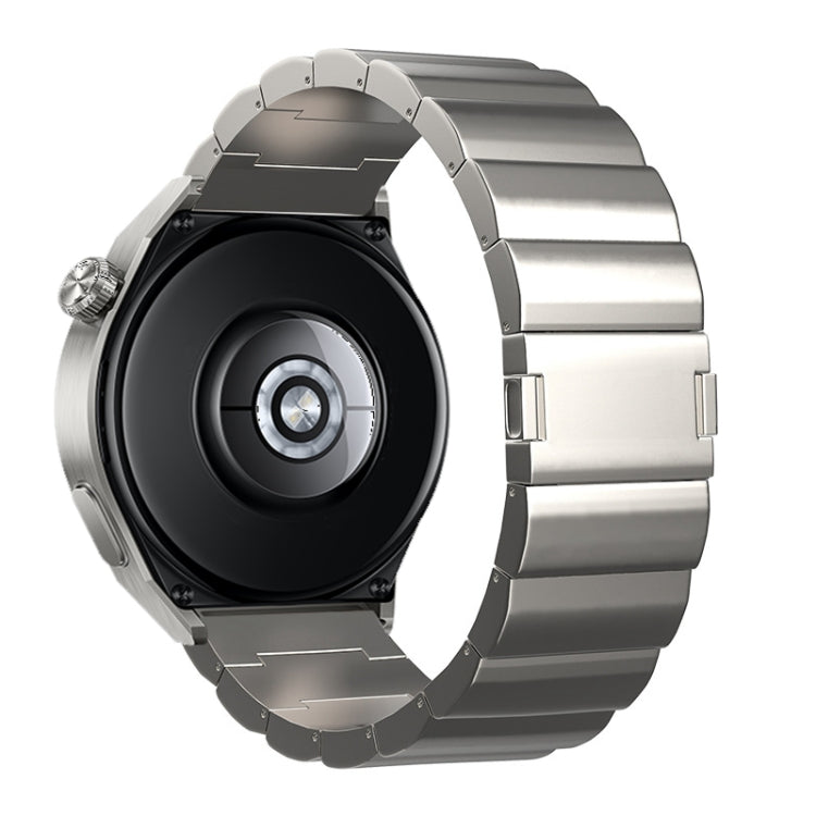 22mm One-Bead Magnetic Buckle Titanium Metal Watch Band(Silver) - free shipping - PMc TechLife - Order now!