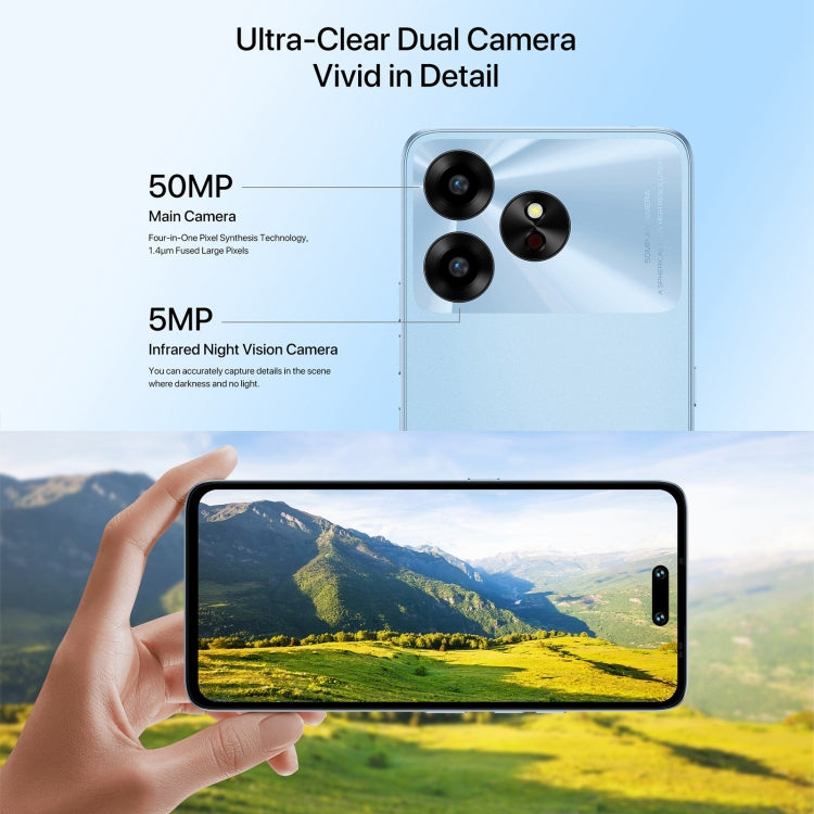 [HK Warehouse] UMIDIGI G6 5G, 6GB+128GB, Face ID Identification, 6.6 inch UMIDIGI OS Dimensity 6100+ 5G Octa Core, Network: 5G(Ice Blue) - UMIDIGI by UMIDIGI | Online Shopping South Africa | PMC Jewellery | Buy Now Pay Later Mobicred