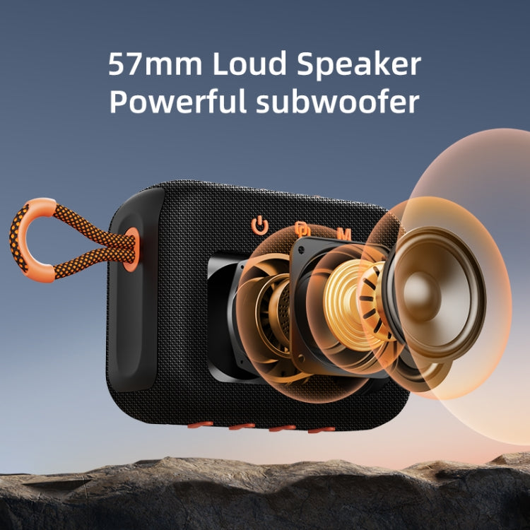 Zealot S75 Portable Outdoor IPX6 Waterproof Bluetooth Speaker(Black) - Waterproof Speaker by ZEALOT | Online Shopping South Africa | PMC Jewellery | Buy Now Pay Later Mobicred