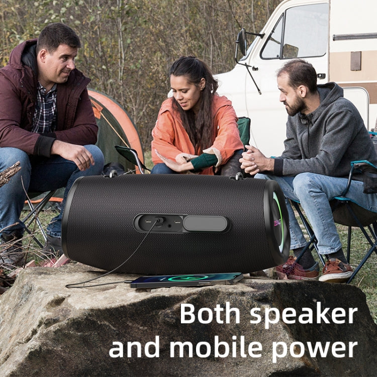 Zealot S87 80W Portable Outdoor Bluetooth Speaker with RGB Light(Black) - Waterproof Speaker by ZEALOT | Online Shopping South Africa | PMC Jewellery | Buy Now Pay Later Mobicred