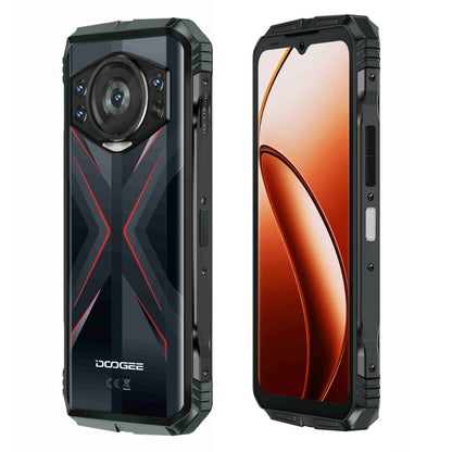 [HK Warehouse] DOOGEE S118 Rugged Phone, 8GB+512GB, 6.58 inch Android 14 MediaTek Helio G99 Octa Core, Network: 4G, OTG, NFC(Black Red) - DOOGEE by DOOGEE | Online Shopping South Africa | PMC Jewellery | Buy Now Pay Later Mobicred