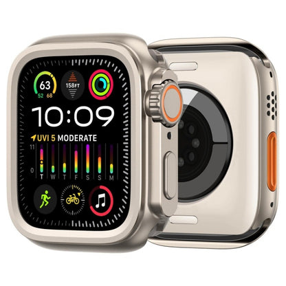 For Apple Watch Series 9 / 8 / 7 45mm Change to Ultra 49mm Alloy Watch Case(Titanium Color) - Watch Cases by PMC Jewellery | Online Shopping South Africa | PMC Jewellery | Buy Now Pay Later Mobicred